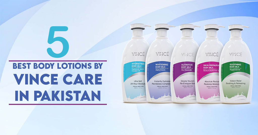 Best 5 Body Lotions by Vince Care In Pakistan