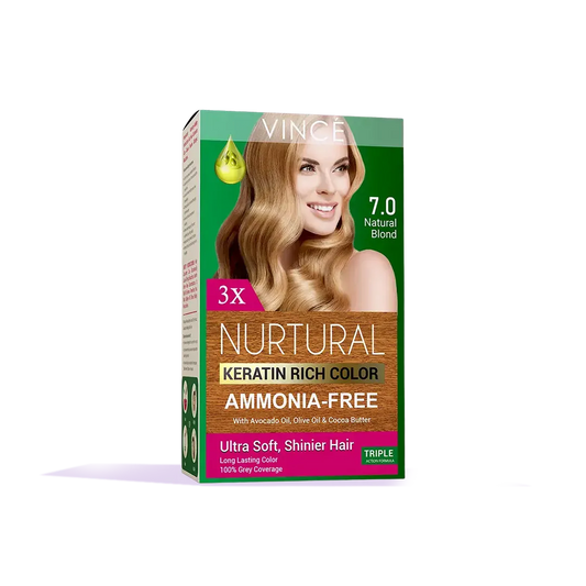 7.0 - Natural Blond - Nurtural Women Hair Color