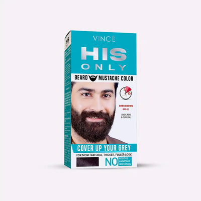 Dark Brown - Beard & Mustache Color (BM-03)