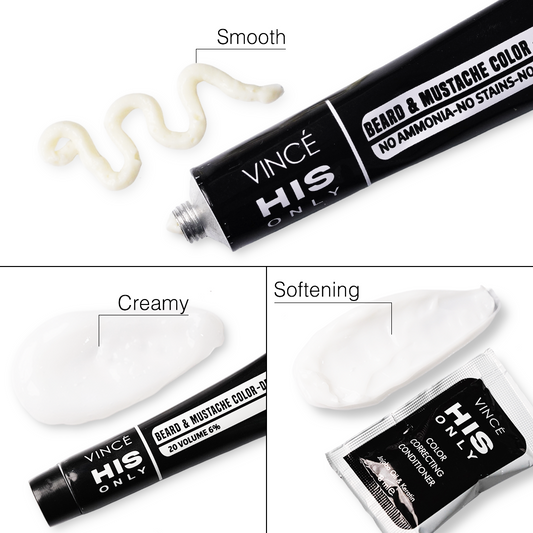 Natural Black - Beard & Mustache Color (BM-02)