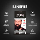Natural Black Beard & Mustache Color with 0% Ammonia