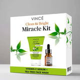Vince Miracle Kit Vitamin C Serum + Tea Tree Face Wash