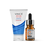Vince Whitening Face wash and Vitamin C Serum