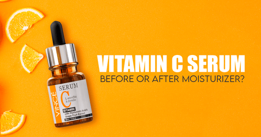 Vitamin C Serum Before or After Moisturizer