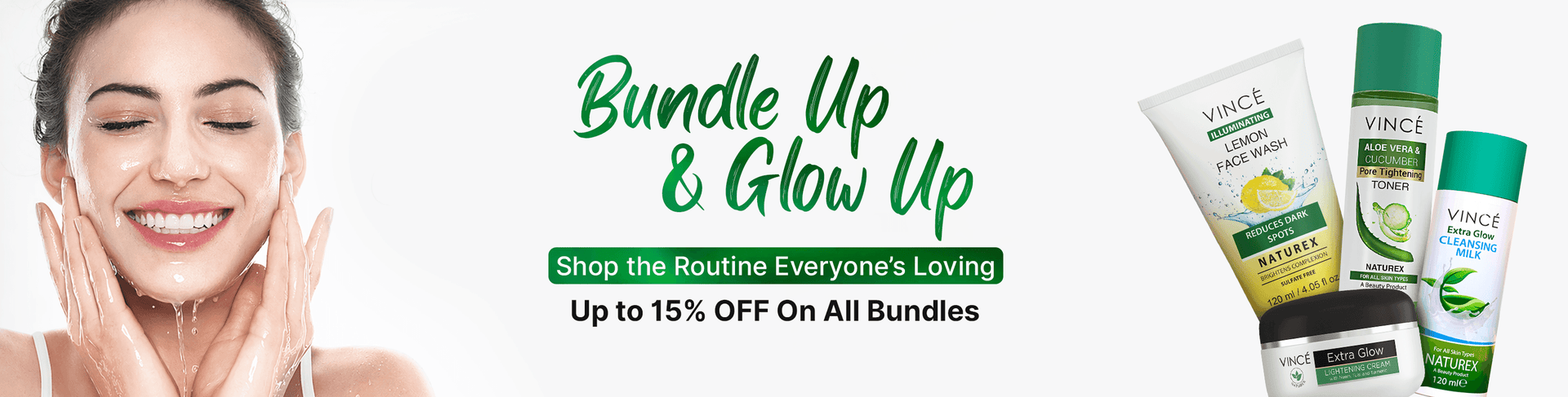 Bundle Offer - UPTO 15% OFF on Skin & Hair Care Bundle