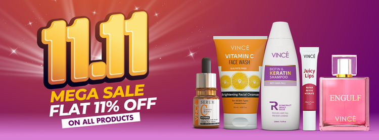 11.11 Sale on Skincare and Haircare by VINCE in Pakistan