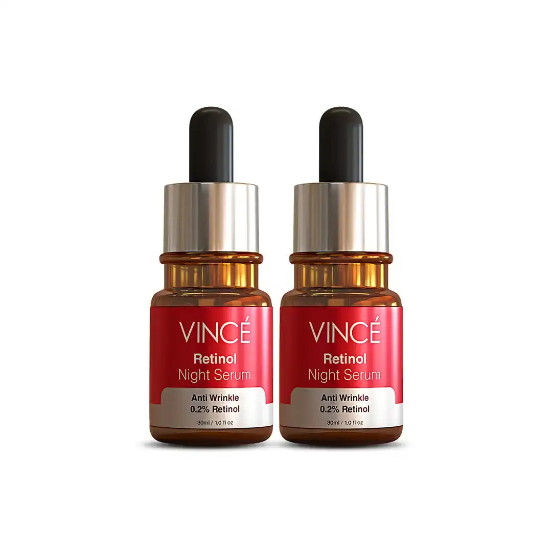 Best Retinol Night Serum in Pakistan by VINCE - Pack of 2