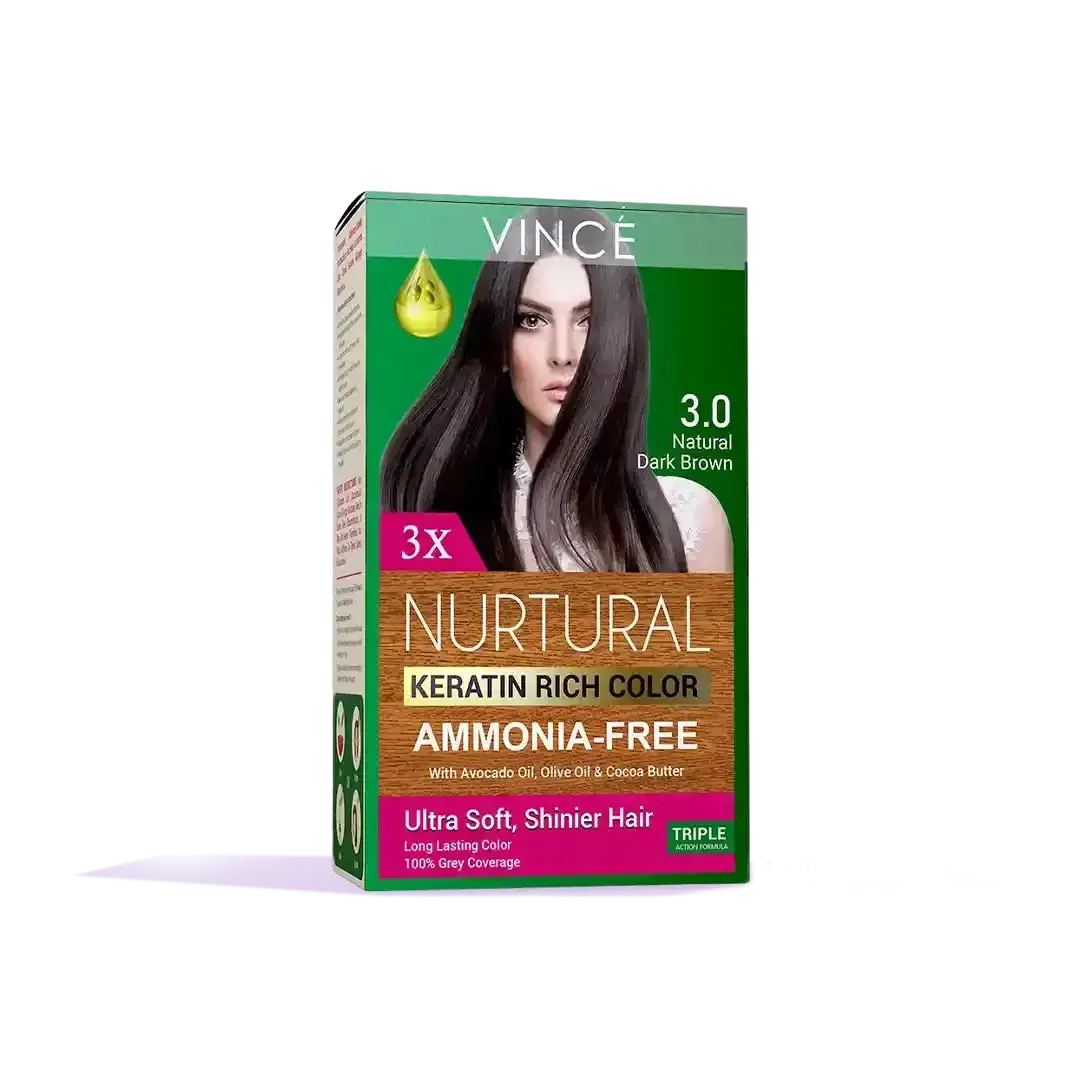 3.0 - Natural Dark Brown - Nurtural Women Hair Color