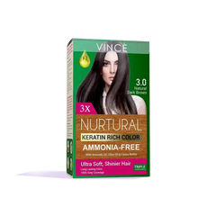 3.0 - Natural Dark Brown - Nurtural Women Hair Color