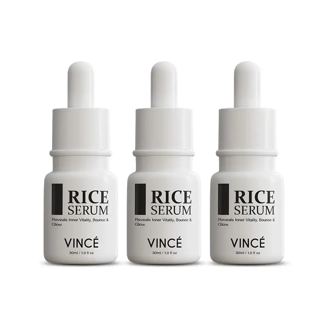 VINCE Rice Face Serum - Pack of 3
