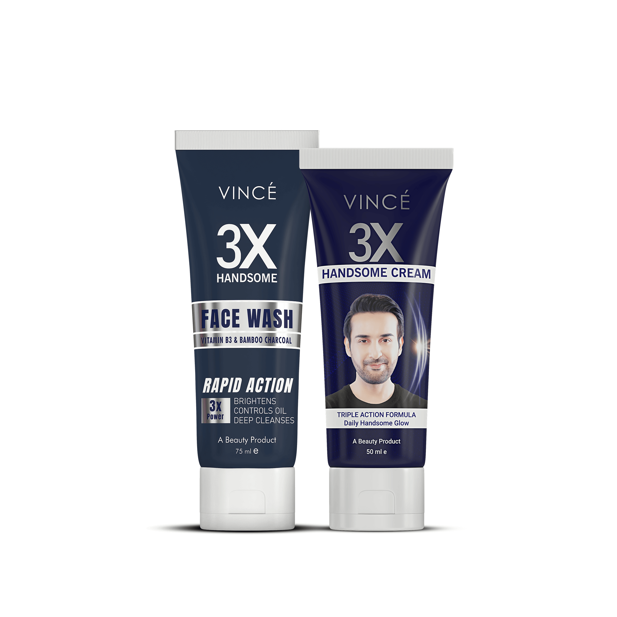 3X Handsome Pack (3X Cream With Face Wash)