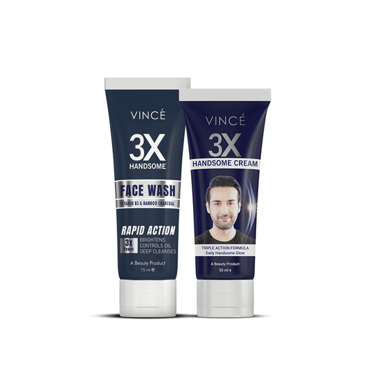 3X Handsome Pack (3X Cream With Face Wash)