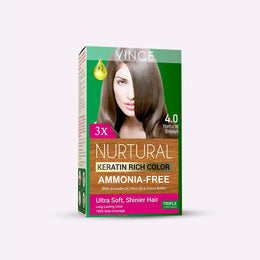 4.0 - Natural Brown - Nurtural Women Hair Color