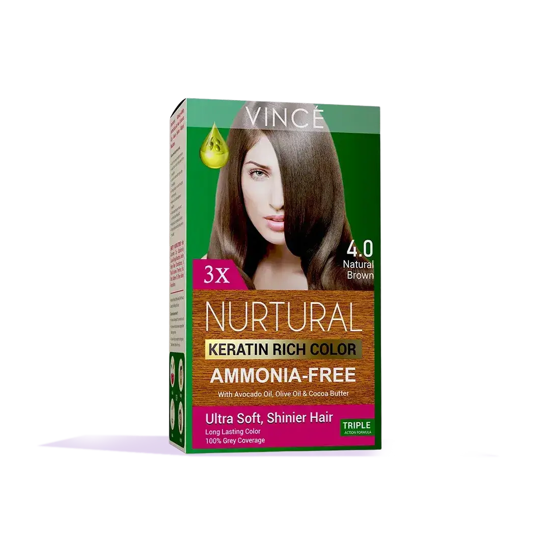 4.0 - Natural Brown - Nurtural Women Hair Color