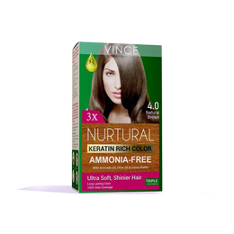 4.0 - Natural Brown - Nurtural Women Hair Color