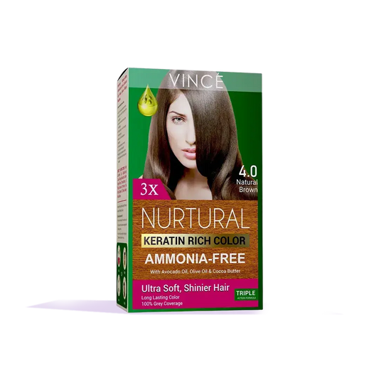 4.0 - Natural Brown - Nurtural Women Hair Color