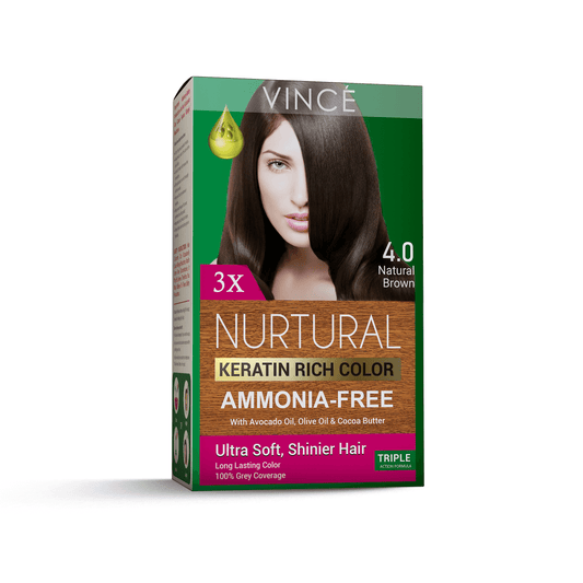 4.0 - Natural Brown - Nurtural Women Hair Color