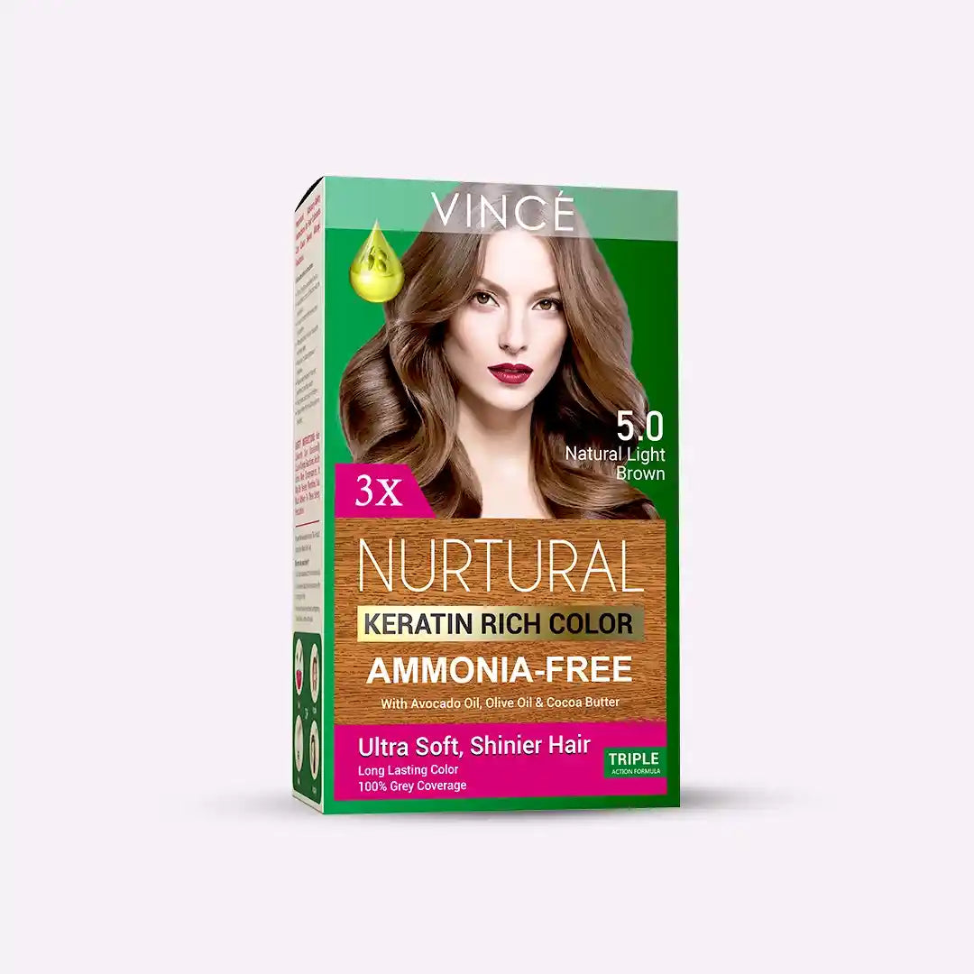 5.0 - Natural Light Brown - Nurtural Women Hair Color