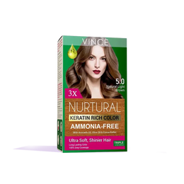 5.0 - Natural Light Brown - Nurtural Women Hair Color