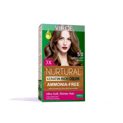 5.0 - Natural Light Brown - Nurtural Women Hair Color