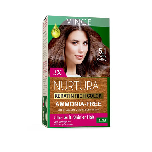 5.1 - Creamy Coffee - Nurtural Women Hair Color