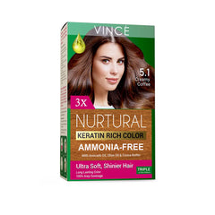 5.1 - Creamy Coffee - Nurtural Women Hair Color