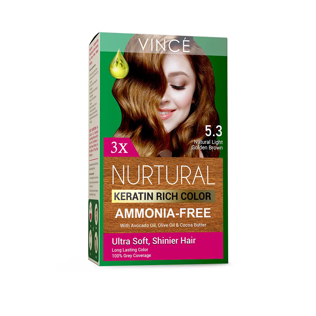5.3 - Natural Light Golden Brown - Nurtural Women Hair Color