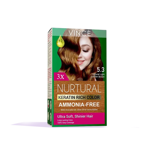 5.3 - Natural Light Golden Brown - Nurtural Women Hair Color