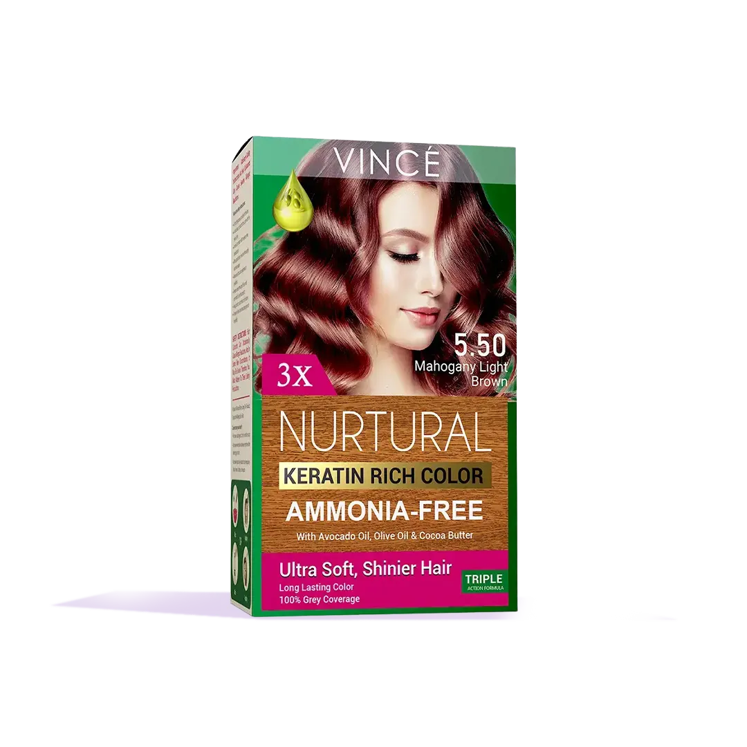 5.50 - Mahogany Light Brown - Nurtural Women Hair Color