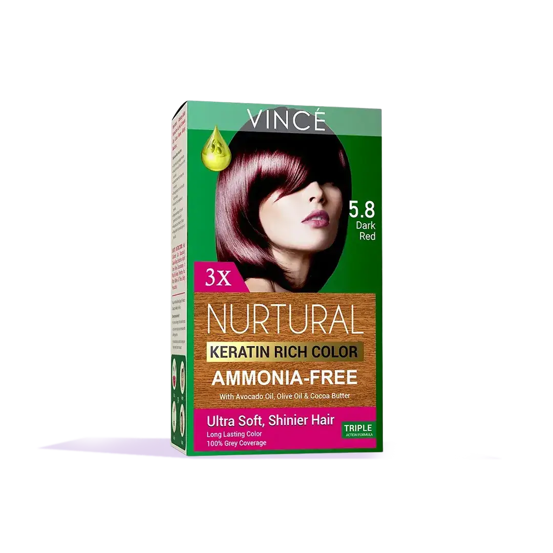 5.8 - Dark Red - Nurtural Women Hair Color