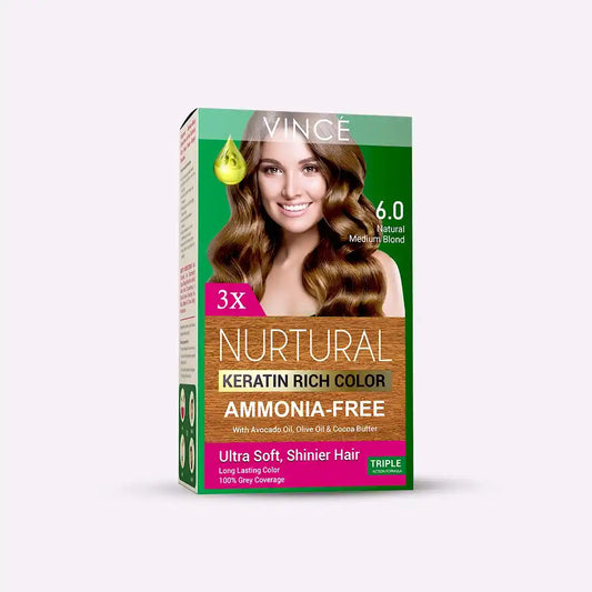 6.0 - Natural Medium Blond - Nurtural Women Hair Color