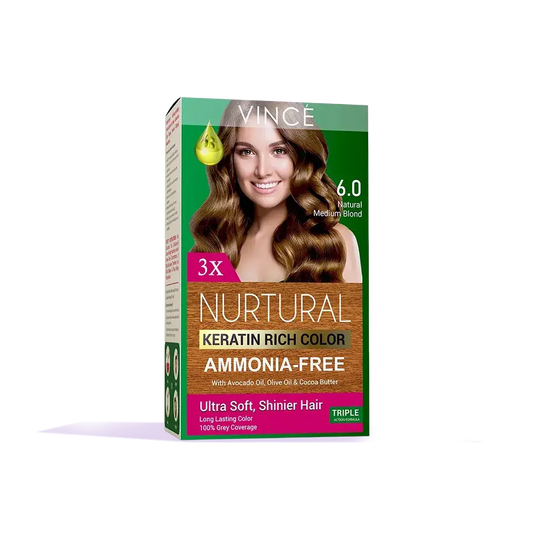 6.0 - Natural Medium Blond - Nurtural Women Hair Color