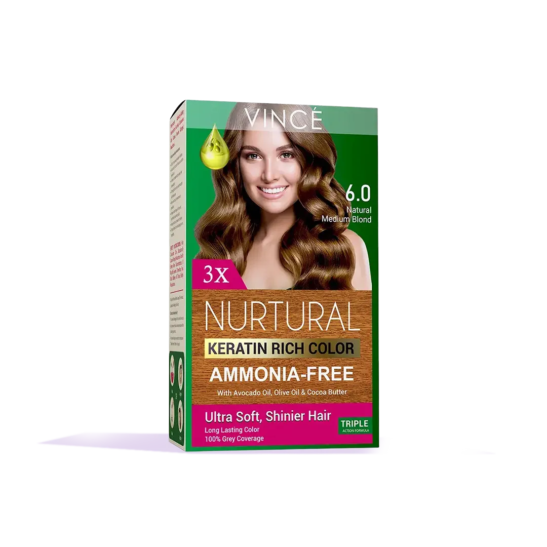 6.0 - Natural Medium Blond - Nurtural Women Hair Color