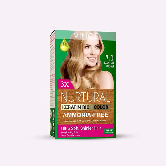 7.0 - Natural Blond - Nurtural Women Hair Color