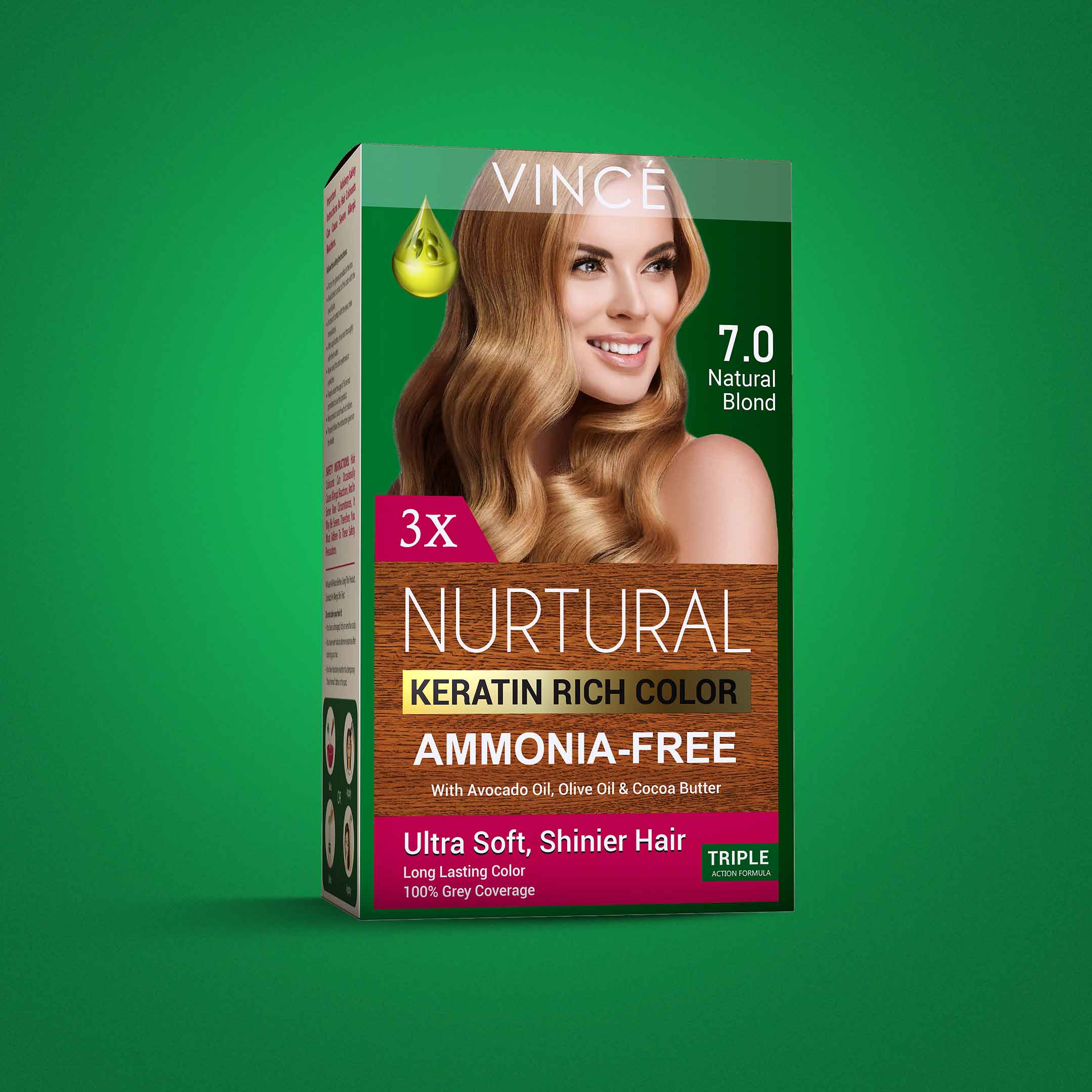 Nurtural Women Hair Color - Natural Blond 7.0