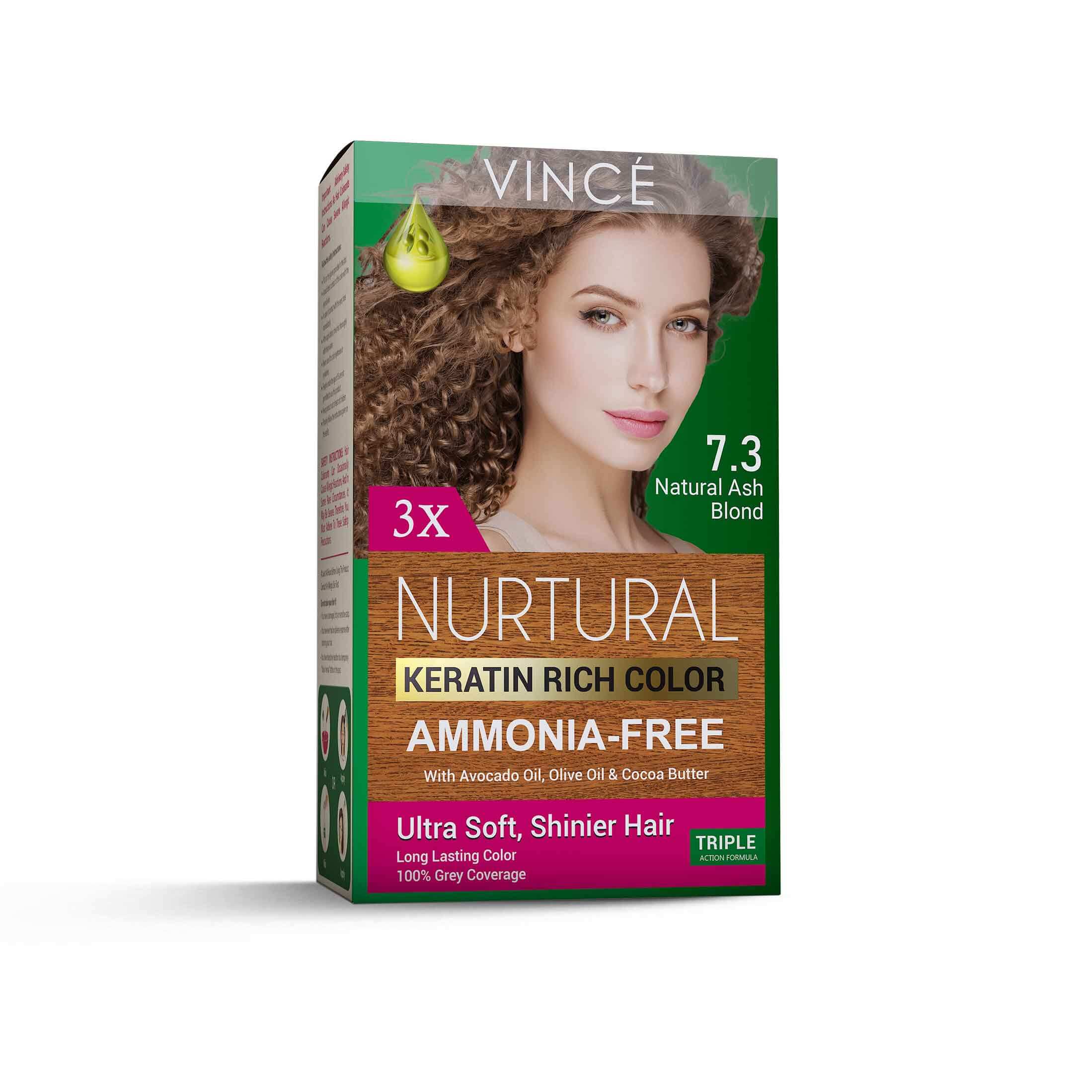 7.3 - Natural Ash Blond - Nurtural Women Hair Color
