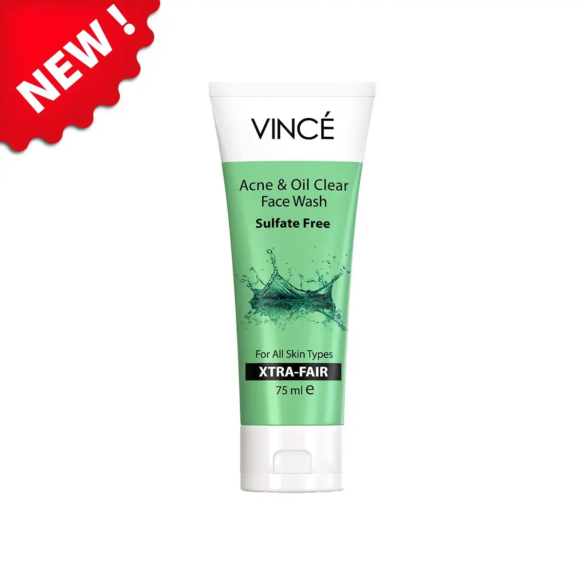 Acne & Oil Clear Face Wash Sulfate Free - For All Skin Types