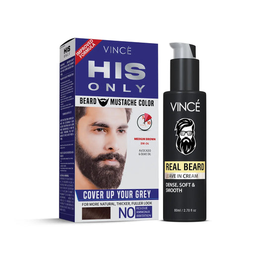 Beard Care Combo -  Medium Brown