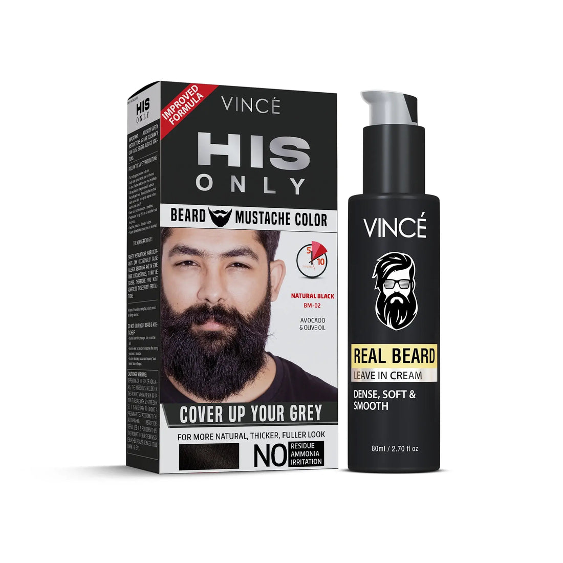 Beard Care Combo - Natural Black