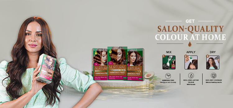 Best Ammonia Free Nurtural Women Hair Color in Pakistan by VINCE