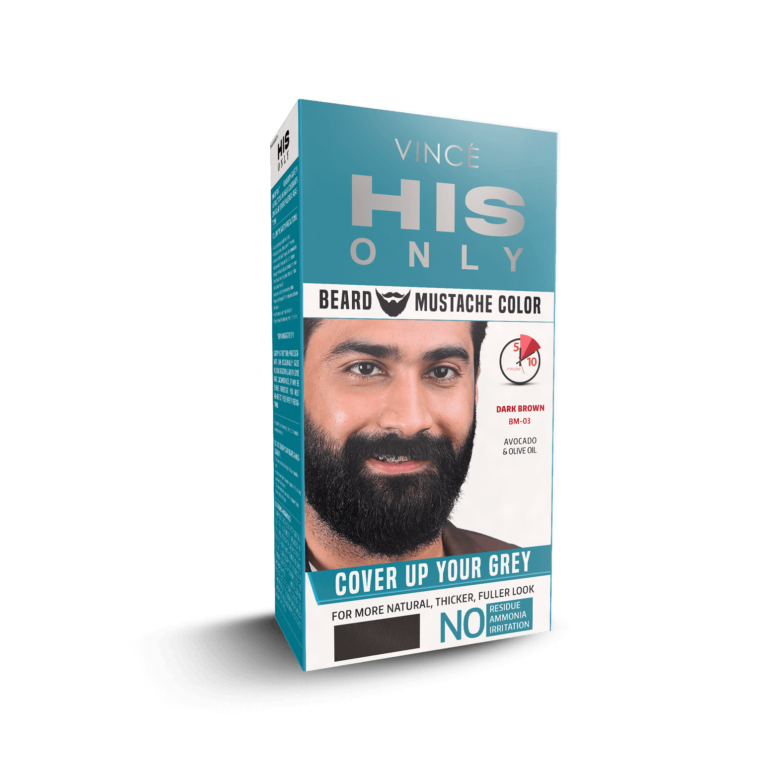Mustache Color HIS ONLY - Beard & Mustache Color With 0% Ammonia by VINCE