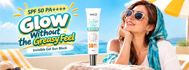 Best Gel Sunblock SPF 50 PA++++ by VINCE in Pakistan