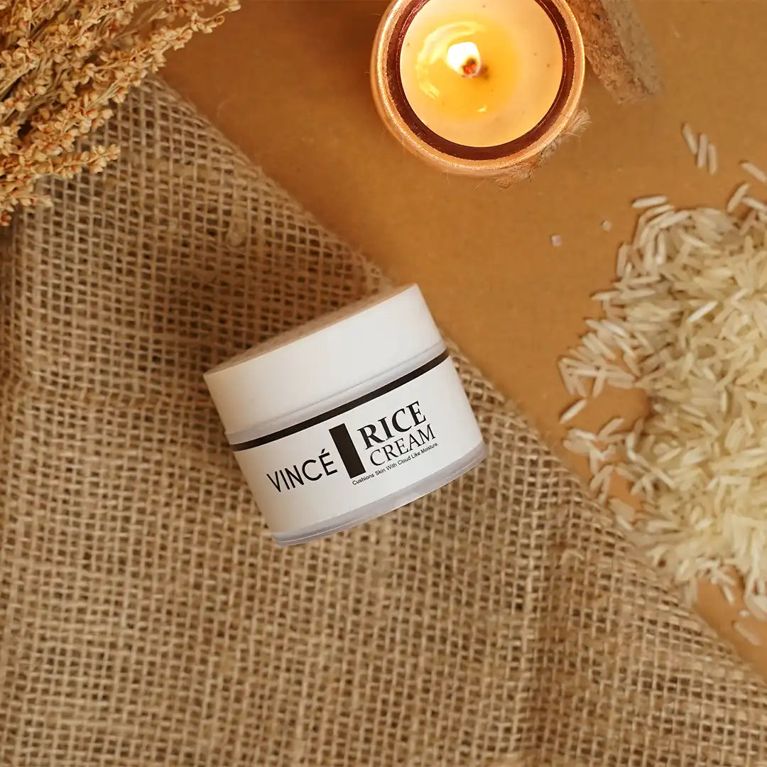 Best Rice Cream For Face in Pakistan by VINCE