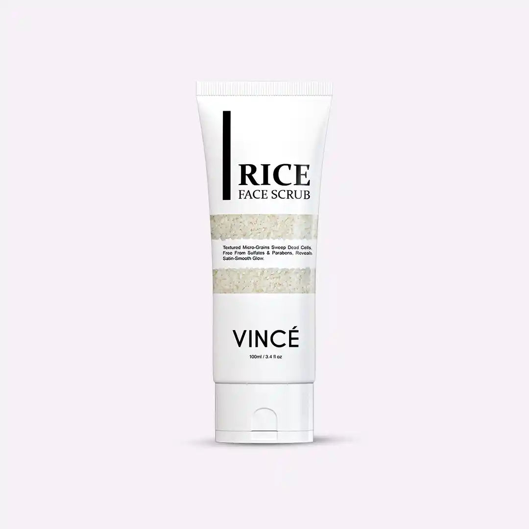 Best Rice Face Scrub in Pakistan by VINCE