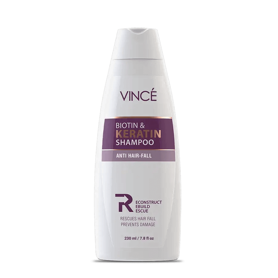 Best Shampoo For Anti Hair-Fall by VINCE Biotin & Keratin Shampoo