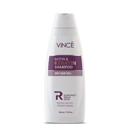 Best Shampoo For Anti Hair-Fall by VINCE Biotin & Keratin Shampoo