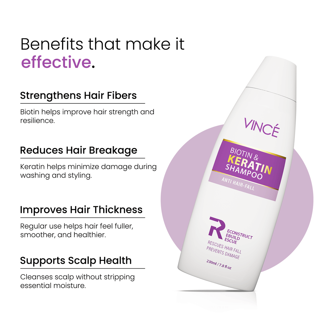 Biotin and Keratin Shampoo Benefits