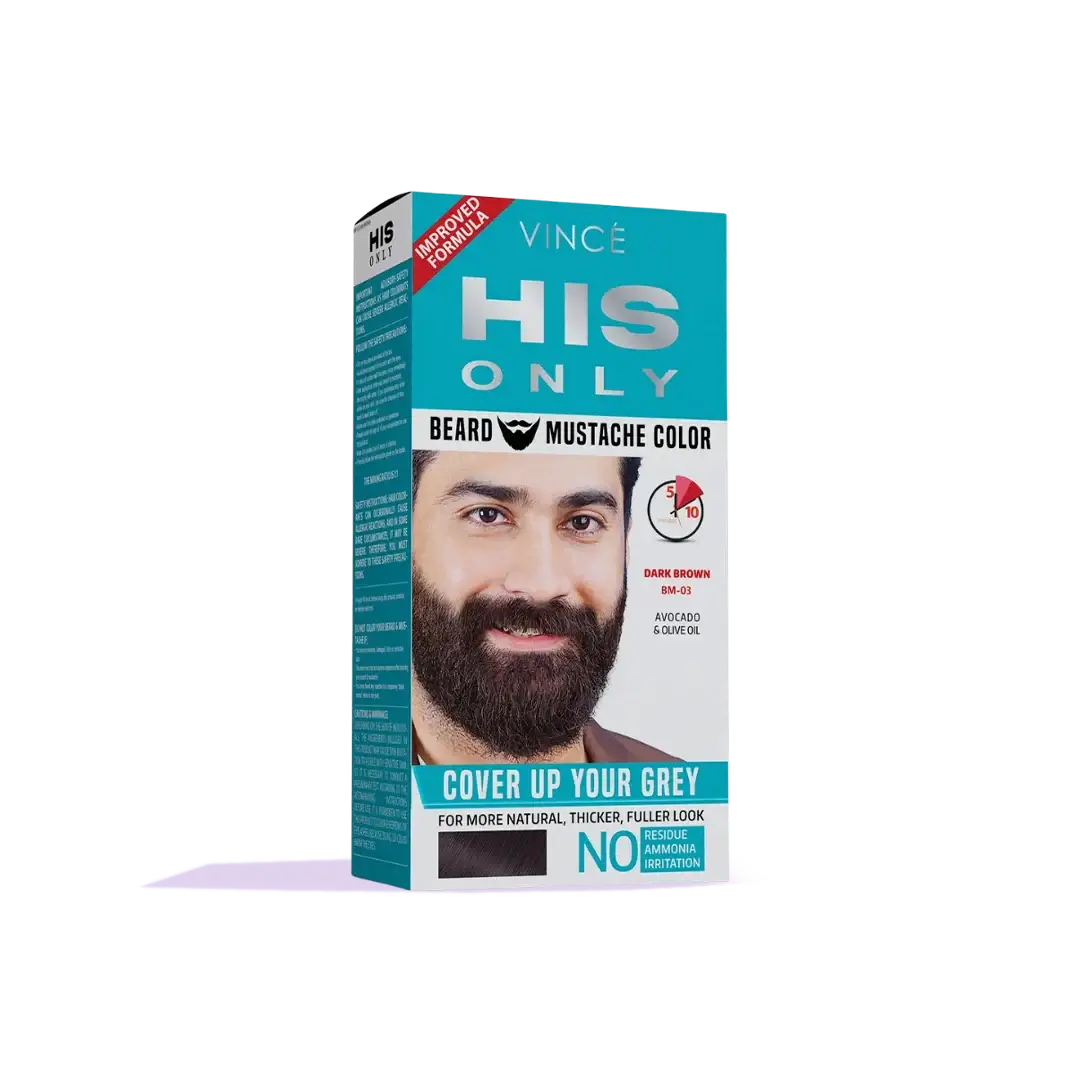 Dark Brown - Beard & Mustache Color (BM-03)
