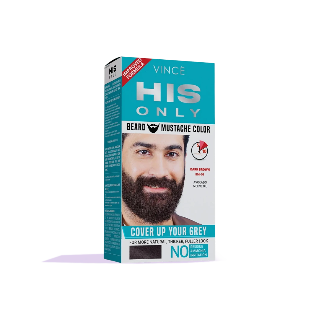 Dark Brown - Beard & Mustache Color (BM-03)