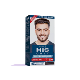 Dark Brown Men Hair Color - His Only (HC-03)